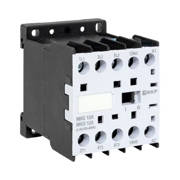 Мини-контактор МКЭ 12А кат. 24В AC 1НО PROxima EKF Mctr-s-12-24