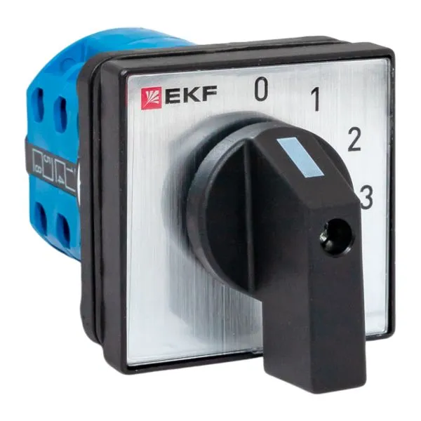 Переключатель кулачковый ПК-1-121 10А 1P «0-1-2-3» IP65 EKF pk-1-121-10-65