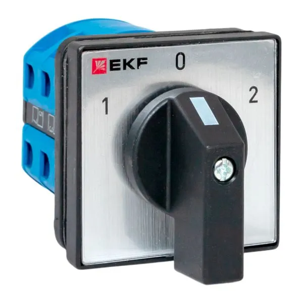 Переключатель кулачковый ПК-1-42 25А 2P «1-0-2» IP65 EKF pk-1-42-25-65