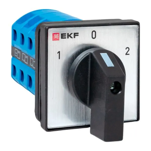 Переключатель кулачковый ПК-1-43 25А 3P «1-0-2» IP65 EKF pk-1-43-25-65