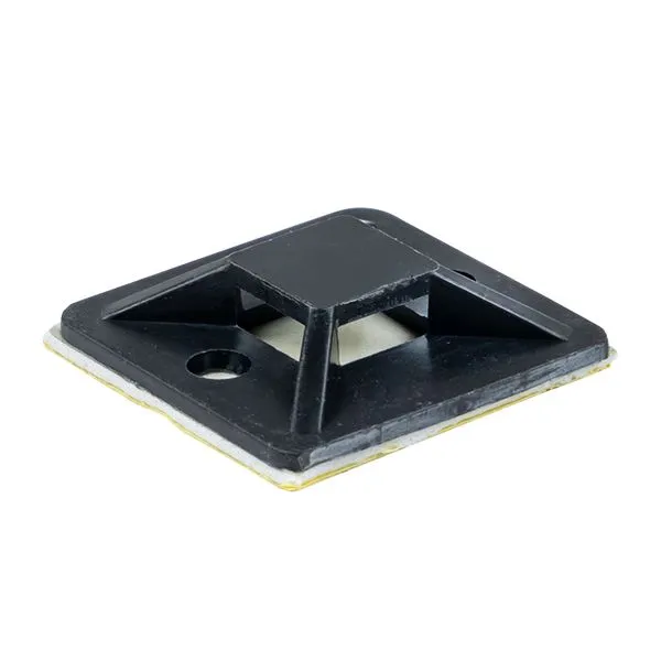 Площадка самоклеящаяся (40x40мм.) черная (100шт.) EKF plc-40x40-b