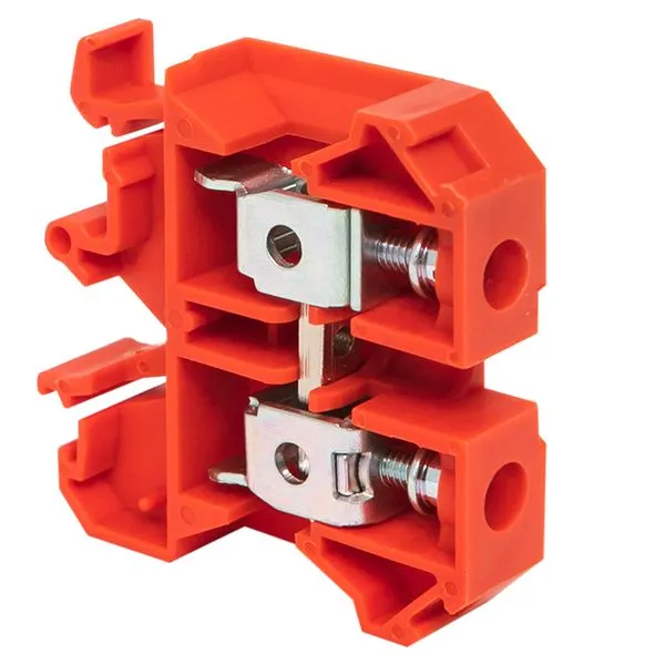 Клемма проходная винтовая JXB 10 мм2 красная EKF plc-jxb-10/35r