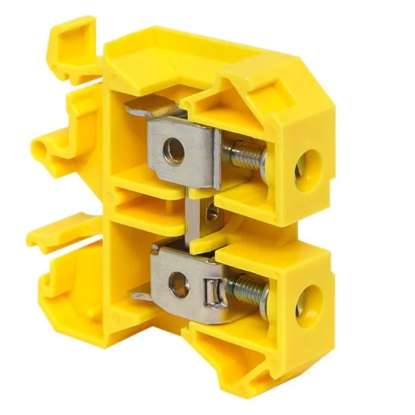 Клемма проходная винтовая JXB 10 мм2 желтая EKF plc-jxb-10/35y