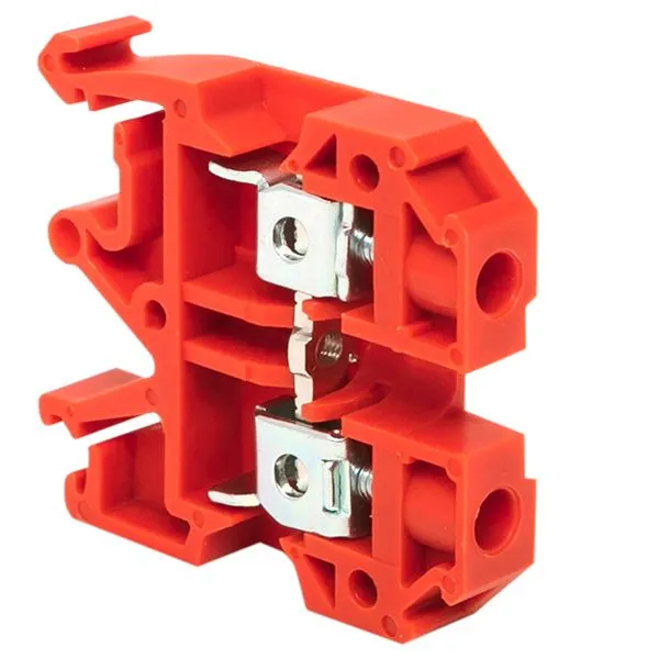 Клемма проходная винтовая JXB 6 мм2 красная EKF plc-jxb-6/35r