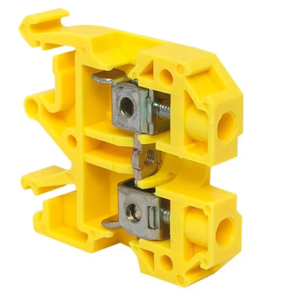 Клемма проходная винтовая JXB 6 мм2 желтая EKF plc-jxb-6/35y