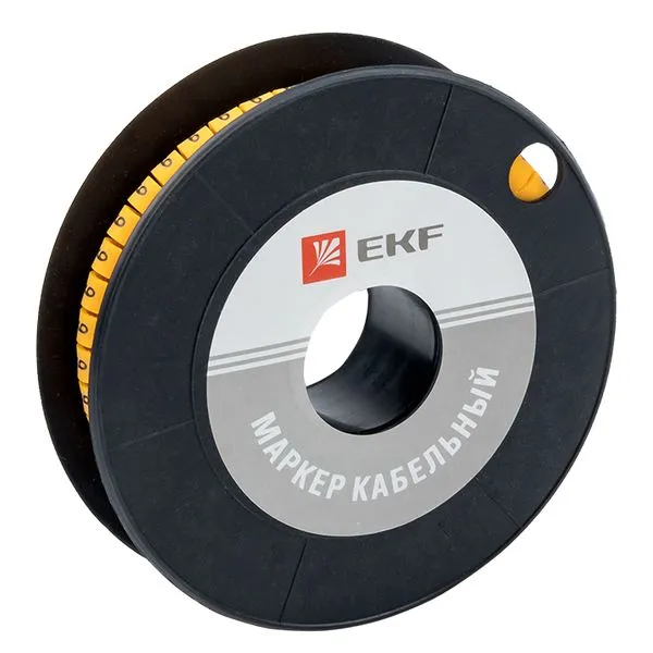 Маркер кабельный 6,0 мм2 "9" (350 шт.) (ЕС-3) EKF PROxima plc-KM-6-9