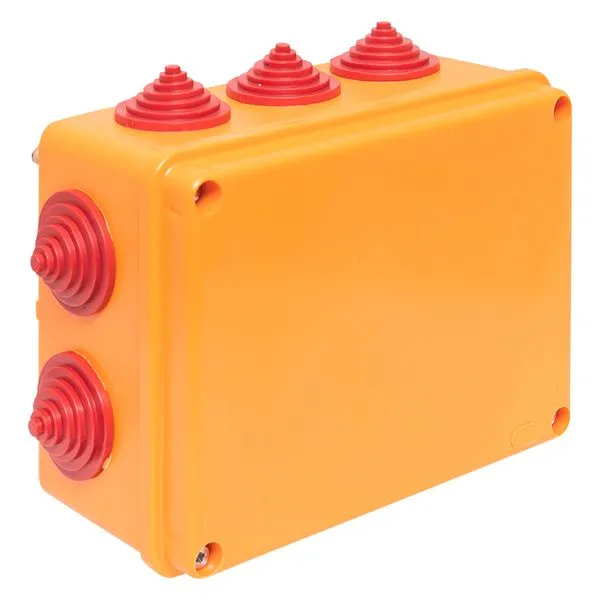 Коробка огнестойкая E90 150х110х70мм 6п с клеммником 1.5-6кв.мм IP55 EKF plc-kmrf-150-6-06