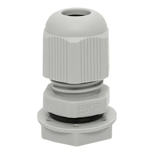 Сальник PG9 IP54 (20 шт) d отв. 16 мм / d провод. 4-8 мм EKF PROxima plc-pg-9-r