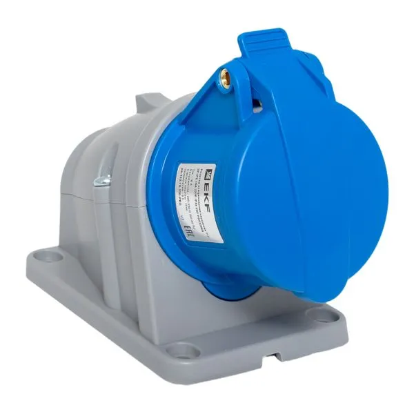 Розетка стационарная наружная 113 2Р+РЕ 16А 220В IP44 EKF PROXIMA ps-113-16-220-PRO