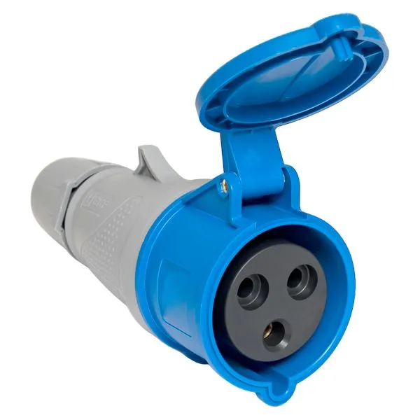 Розетка переносная 223 2P+PE 32А 220В IP44 EKF PROXIMA ps-223-32-220-PRO