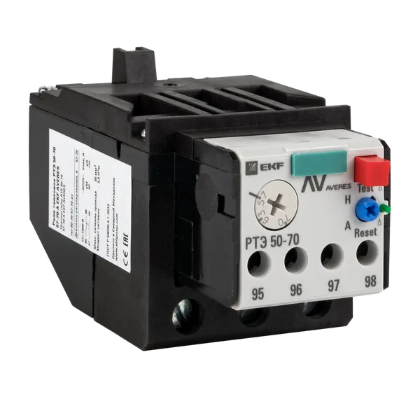 Реле тепловое РТЭ 50-70 16-25А EKF AVERES rel-50-70-16-25-av