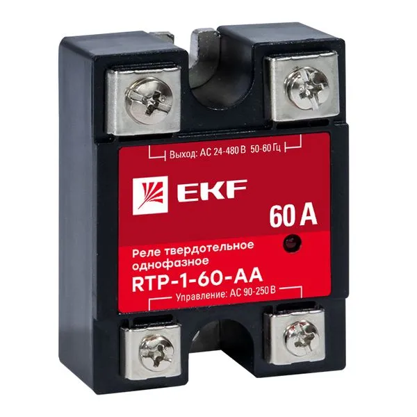 Реле твердотельное однофазное RTP-60-AA EKF PROxima rtp-1-60-aa