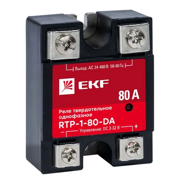 Реле твердотельное однофазное RTP-80-DA EKF PROxima rtp-1-80-da