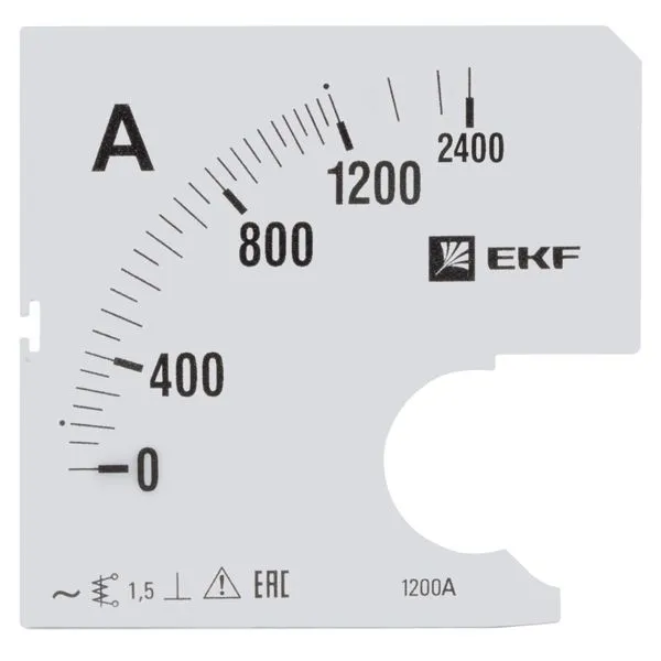 Шкала сменная для A721 1200/5А-1,5 EKF PROxima s-a721-1200