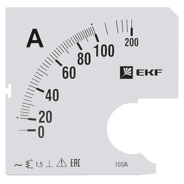 Шкала сменная для A961 100/5А-1,5 EKF PROxima s-a961-100