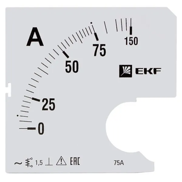 Шкала сменная для A961 75/5А-1,5 EKF PROxima s-a961-75