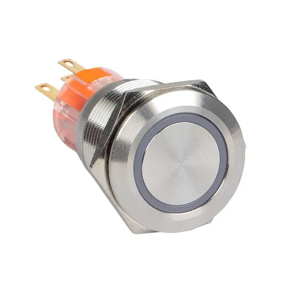 Кнопка S-Pro67 19 мм с фикс. с оранжевой подсв. 230В EKF PROxima s-pro67-231