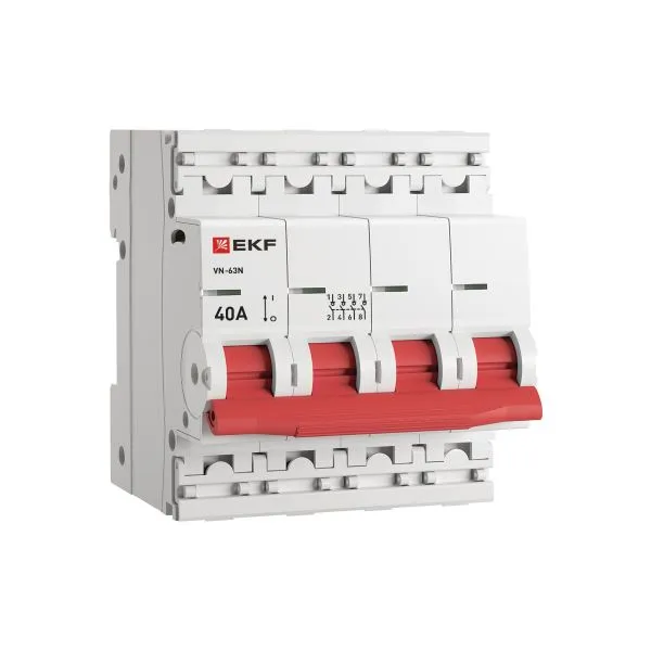 Выключатель нагрузки ВН-63N 4P 40А PROXIMA EKF S63440