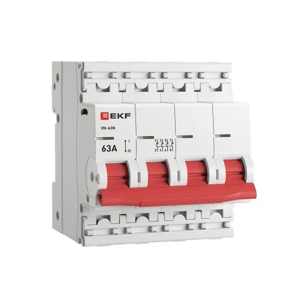 Выключатель нагрузки ВН-63N 4P 63А PROXIMA EKF S63463
