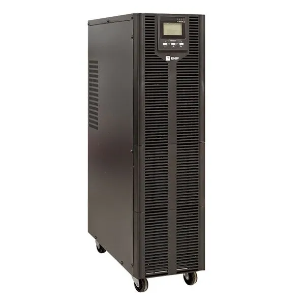 Источник Бесперебойного Питания двойного преобразования E-Power SW900G4 10кВА/10 кВт напольный,3/1 ,380/230В, c АКБ 16x12В_9Ач SW910G4-T-B31 EKF