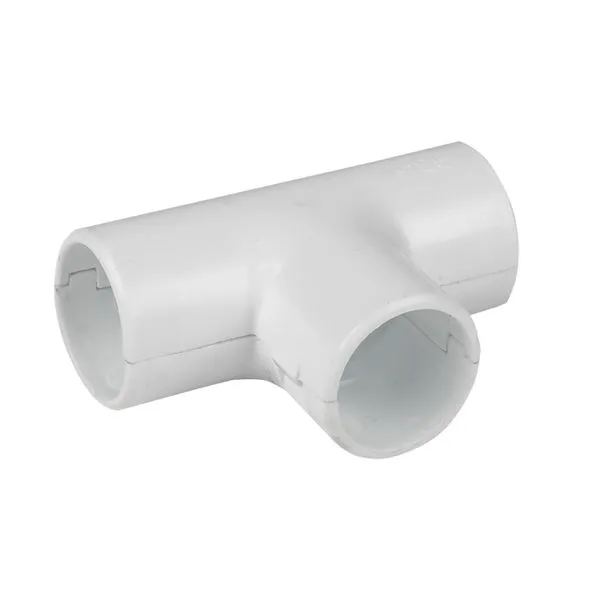 Тройник соединительный для трубы 16 мм (5шт) белый EKF-Plast tr-t-16w-r EKF