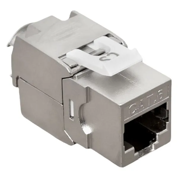 Модуль Keystone TERACOM CS Cat.6 экранированный STP 110 IDC 180 градусов самозажимной (Toolless) TRCS-KSTN-T180D-6STP EKF