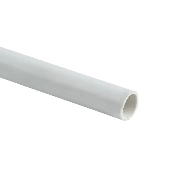 Труба гладкая ПВХ жесткая d20 мм (2 м) (50 м/уп) белая EKF-Plast trg-20w-2m EKF