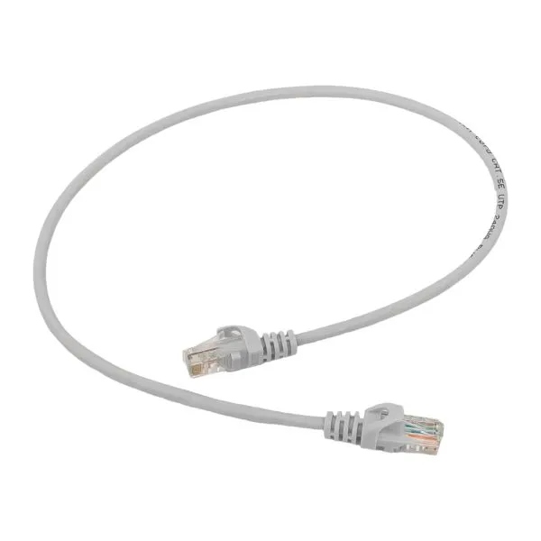 Патч-корд TERACOM PRO Cat.5E неэкранированный UTP оболочка PVC серый (0,5м) TRP-5EUTP-PVC-05M-GY EKF