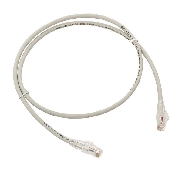 Патч-корд TERACOM PRO Cat.6 неэкранированный UTP оболочка LSZH серый (1,0м) TRP-6UTP-LSH-1M-GY EKF