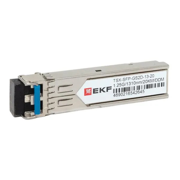 SFP модуль 1,25Гбит двойное одномодовое оптоволокно 1310нм дальность 20км TSX EKF TSX-SFP-GS2D-13-20