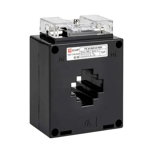 Трансформатор тока ТТЕ-30-100/5А класс точности 0,5S EKF PROxima tte-30-100-0.5S