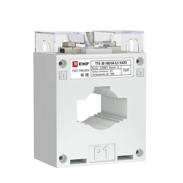 Трансформатор тока ТТЕ-30-300/5А mini класс точности 0,5 EKF PROxima tte-30M-300