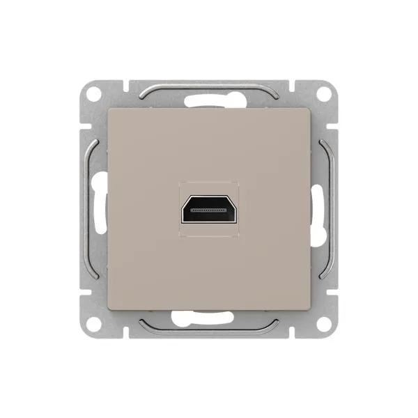 Розетка СП Эпика HDMI механизм крем. EKF UP1-SOI-HDMI