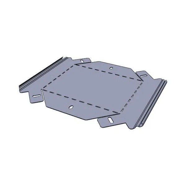 Угол для лотка вертикал. внешн. 45град. 50х150 плоский EKF vo4550150-FL