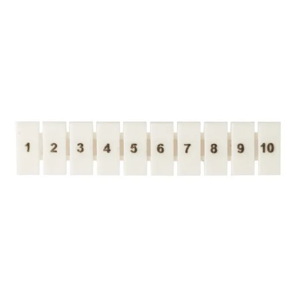 Маркеры для UT/ST/Push-in 4 с нумерацией 1-10 (100 шт.) EKF zb-st-4-1-10