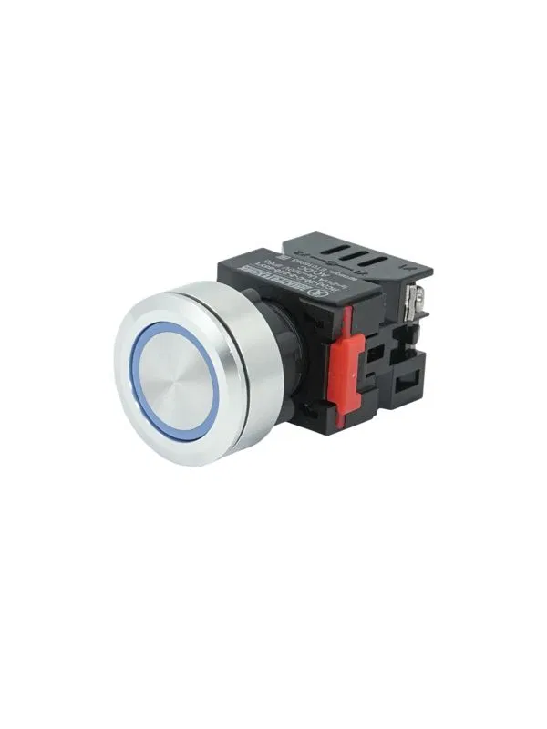 Лампа индикаторная ЛС(к)-30-С-2-220-65У1 светодиодная матрица d30мм 220В AC/DC IP65 син. Электротехник ET016993