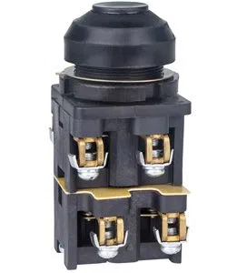 Выключатель кнопочный КЕ-082 У2 исп.8 1НО+2НЗ цилиндр 10А IP54 660В черн. Электротехник ET502402