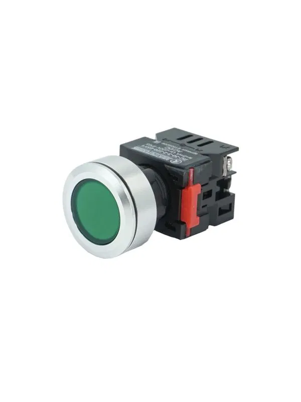Лампа индикаторная ЛС-30-З-2-220-65У1 светодиодная матрица d30мм 220В AC/DC IP65 зел. Электротехник ET559209