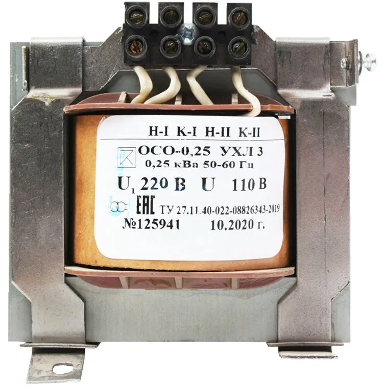 Трансформатор ОСО-0.25 УХЛ3 220/42. IP00 Электротехник ET561124