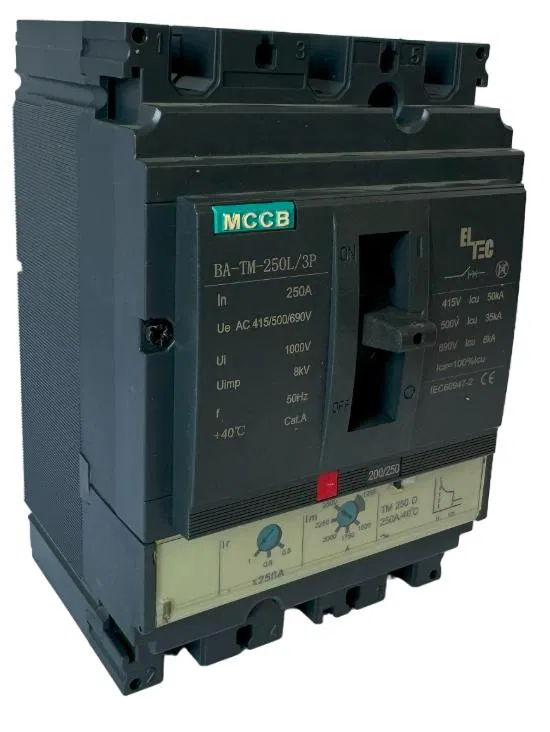 Выключатель автоматический MCCB BA-TM-250L/3P 250А (тепломагнитый ТМ ICU:50KA) ELTEC 1200250