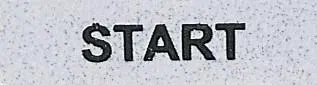 Табличка "START" 8мм EMAS BET08START