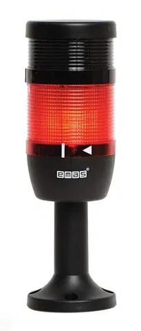 Колонна сигнальная 70мм 220В светодиод LED зуммер красн. EMAS IK71L220ZM01