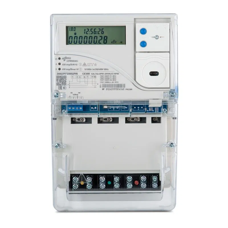 Счетчик CE308 S34.746.OA.QYUVLFZ SPDs RS-485 3ф многотариф. Энергомера 101005007013423
