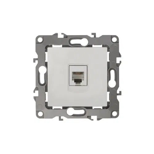 Розетка телефонная Эра12 12-3105-01 RJ11 IP20 бел. Эра Б0014711