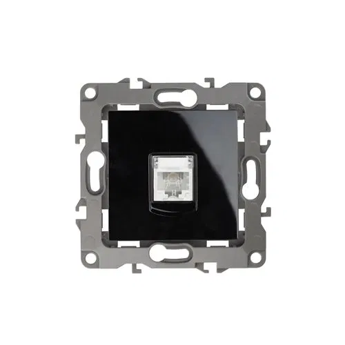 Розетка телефонная Эра12 12-3105-06 RJ11 IP20 черн. Эра Б0014716