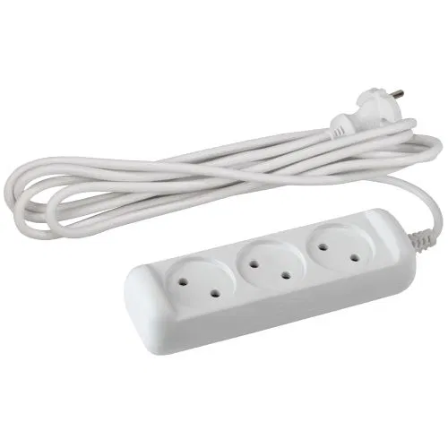 Удлинитель 3х7м без заземл. 10А IP20 U-3-7m-2х1 ПВС 2х1 Эра Б0028357