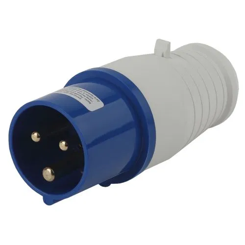 Вилка переносная 013 2Р+РЕ 16А 220В IP44 Эра Б0032849