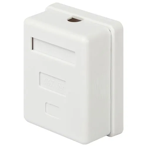 Розетка компьютерная 1 порт RJ45 кат.5E неэкранир. Эра Б0056901