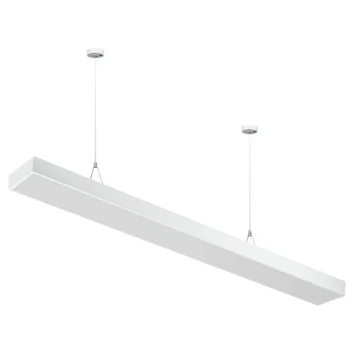 Светильник светодиодный Geometria Block SPO-115-W-40K-036 36Вт 4000К 3100лм IP40 1200х100х50мм подвесной драйвер внутри бел. Эра Б0058864