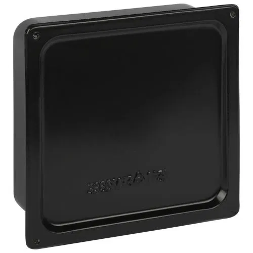 Коробка протяжная У-996 200х200х80мм IP31 без уплотнителя метал. черн. Y-996-200-200-80-31 Эра Б0062804